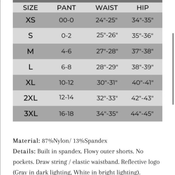 Keiki kona Gray 2 in 1 Flowy fitness Shorts Size Medium - Picture 13 of 13